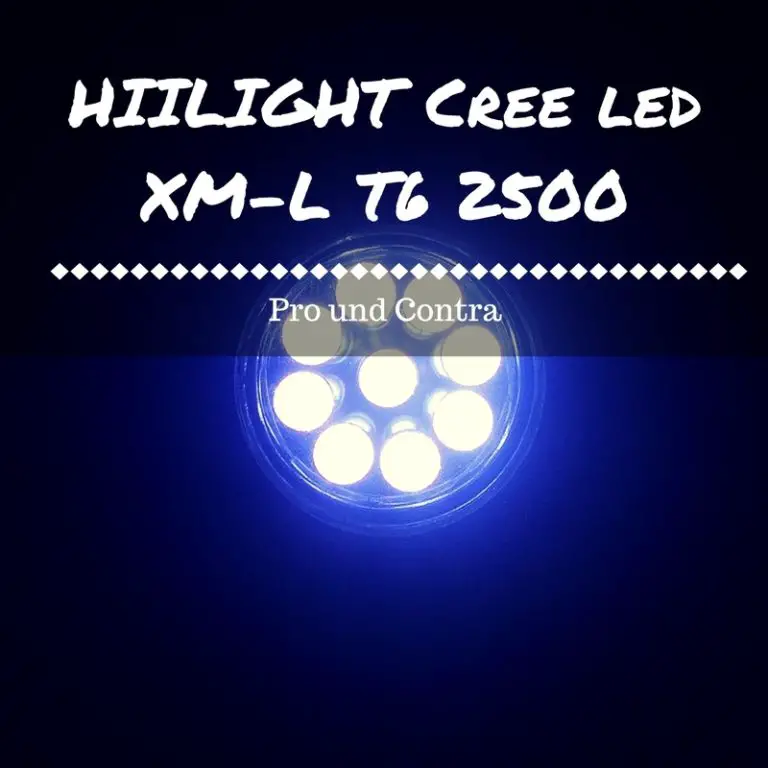 HIILIGHT Cree led XM-L T6 test