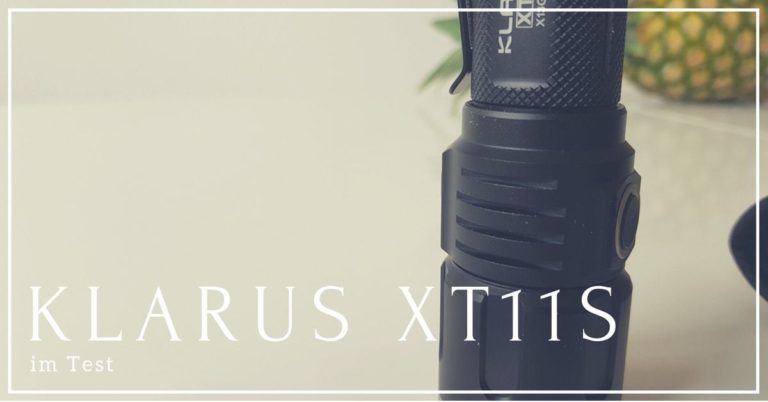 Taktische Taschenlampe Klarus XT11S Test