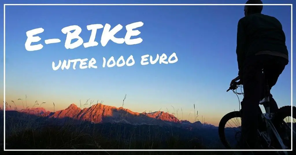 Bestes E-Bike unter 1000 Euro