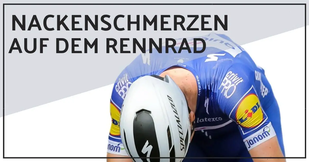 Rennrad Nackenschmerzen beenden 5 Übungen toppen Medikamente