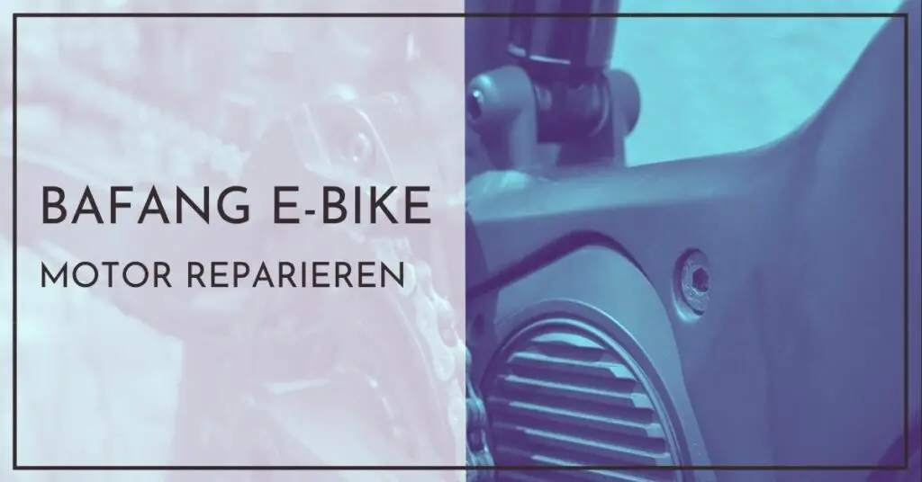 Bafang E-Bike Motor reparieren - Selbst oder Werkstatt