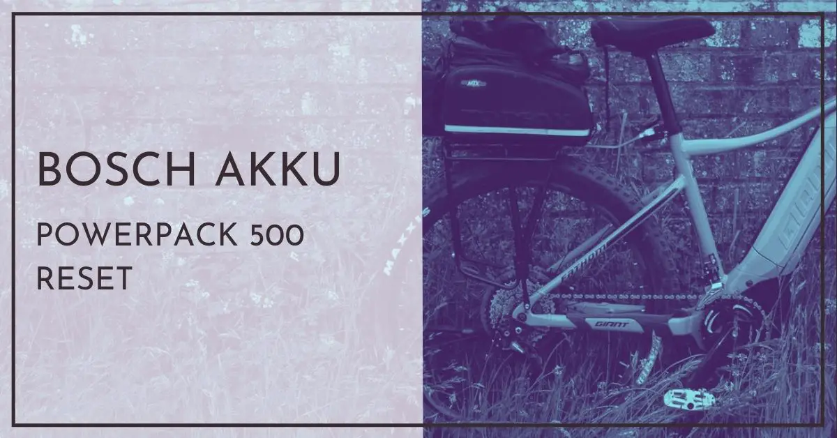 Bosch Akku Reset