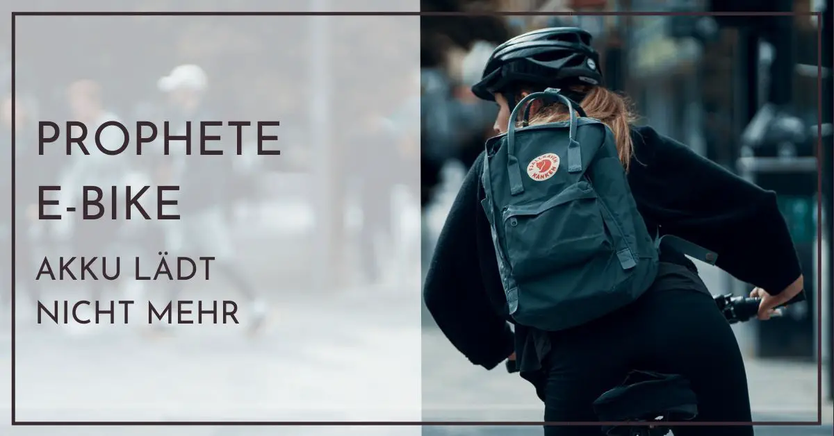 Prophete E-Bike Akku lädt nicht mehr - Schnellhilfe für Neulinge