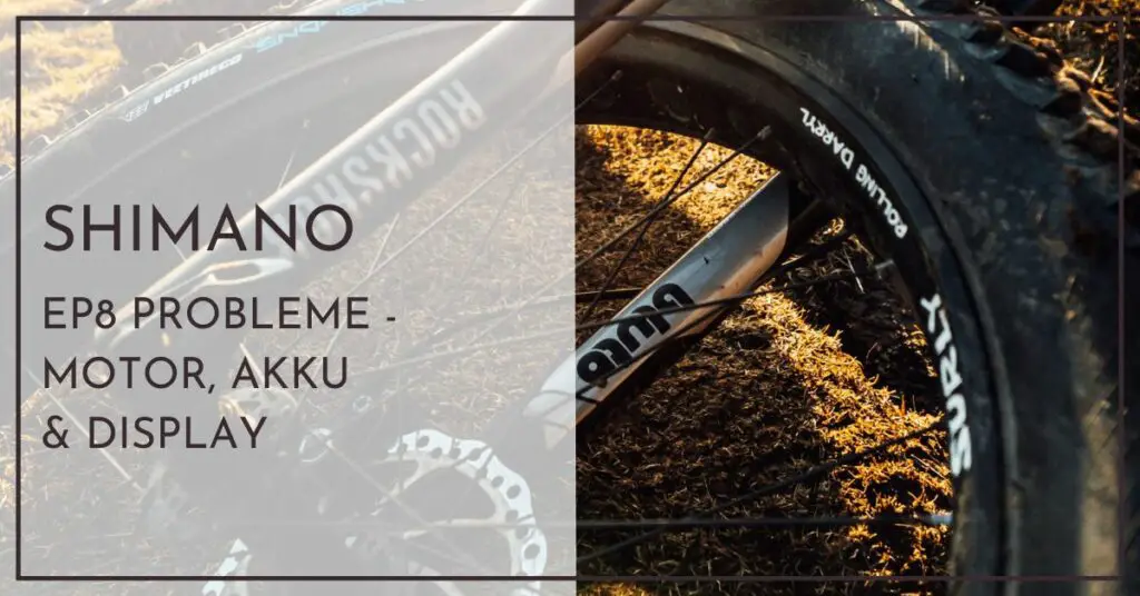 Die häufigsten Shimano EP8 E-Bike Probleme - Motor, Akku und Display