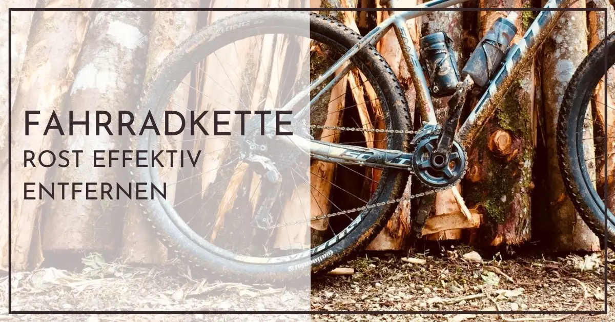 Fahrradkette Rost entfernen - 1 einfache Methode und 7 Hausmittel