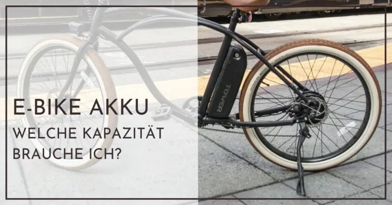 E-Bike Akku Kapazität