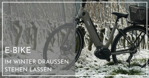 E Scooter Im Winter Drauãÿen Stehen Lassen